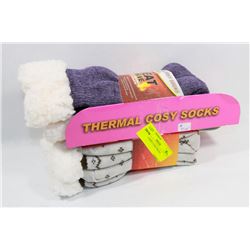 2 PACK LADIES COZY SOCKS