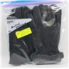 Image 1 : NEW PACK OF 2 MENS LEATHER GLOVES SIZE MED