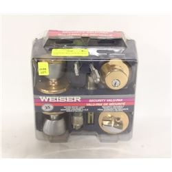 WEISER SECURITY DOOR SET WITH KEYS