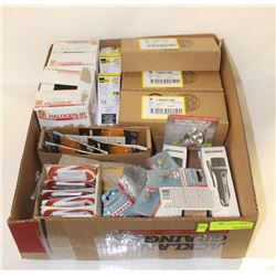 FLAT OF ASSORTED LIGHTBULBS-HALOGEN & XENON
