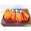 Image 1 : FLAT OF BDG HI-VIZ PVC-COATED GLOVES W/ CUFFS