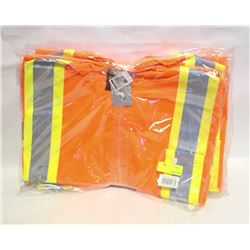 GROUP OF 5 PIONEER MESH SAFETY VESTS- 3XL