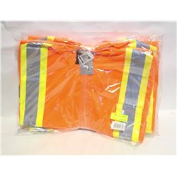 GROUP OF 5 PIONEER MESH SAFETY VESTS- 3XL