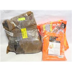 FLAT W/ 3 HI-VIZ VESTS & INSULATED JACKET