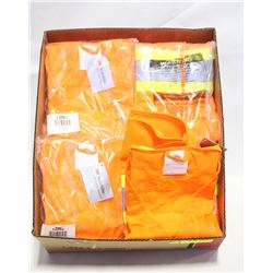FLAT W/ 13 SMALL HI-VIZ VESTS