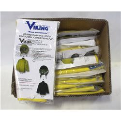 LOT OF 12 VIKING JOURNEYMAN PVC RAINHOOD