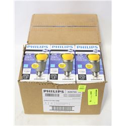 2 BOXES PHILIPS (12 TOTAL) A21 15W LED LIGHTBULBS