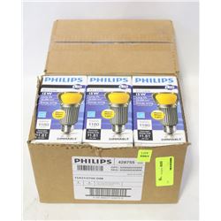 2 BOXES PHILIPS (12 TOTAL) A21 15W LED LIGHTBULBS
