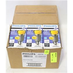 2 BOXES PHILIPS (12 TOTAL) A21 15W LED LIGHTBULBS