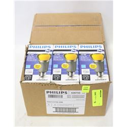 2 BOXES PHILIPS (12 TOTAL) A21 15W LED LIGHTBULBS