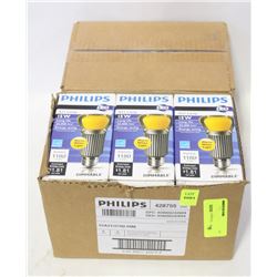 2 BOXES PHILIPS (12 TOTAL) A21 15W LED LIGHTBULBS