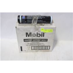 CASE OF MOBIL UNIREX LO-TEMP GREASE W/ MOLY