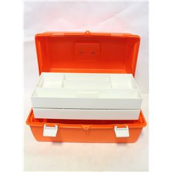 NEW ORANGE FLAMBEAU PM 2072 TACKLE / TOOLBOX