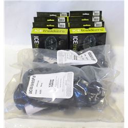 FLAT W/ 6 SMALL ICE TREKKERS & 2 SMALL ICE-GRIP