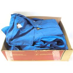 LOT OF 4 BULWARK FR BLUE COVERALLS- SIZE-60