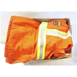 LOT OF AGM WEST FR HI-VIZ FABRIC VESTS- 2XL