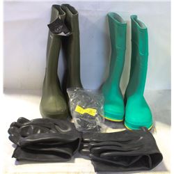 FLAT W/ S:8 DUNLOP PUROFORT BOOTS & S:7 VIKING