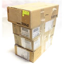 4 CASES OF ASSORTED PHILIPS HALOGEN BULBS