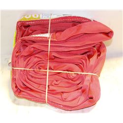 GROUP OF 3 TUFF-LIFT 8' ROUND NYLON SLINGS