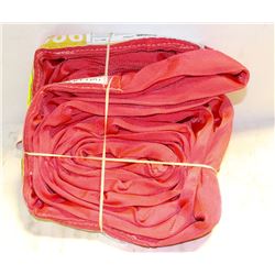 GROUP OF 3 TUFF-LIFT 8' ROUND NYLON SLINGS