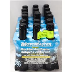 CASE OF 18 BOTTLES MOTORMASTER GASLINE ANTIFREEZE