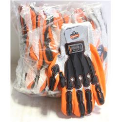 1 DOZEN 2XL GREY NITRILE DIR GLOVES