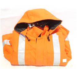 NEW HI-VIZ TOUGH-DUCK LINED PARKA W/ HOOD