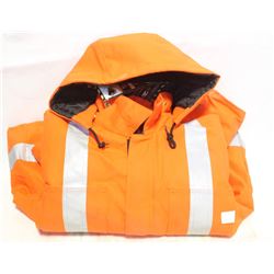 NEW HI-VIZ TOUGH-DUCK LINED PARKA W/ HOOD