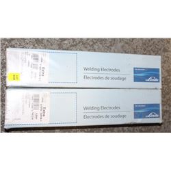 2 BOXES OF LINDE EXTRA WELDING  ELECTRODES