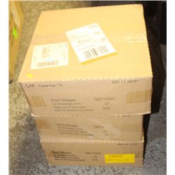 3 BOXES OF  13" BLACK FLOOR STRIPPING PADS