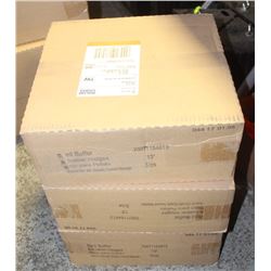3 BOXES OF  13" BLACK FLOOR STRIPPING PADS