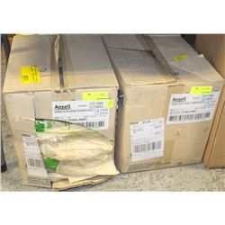2 CASES OF ANSELL VERSATOUCH RUBBER GLOVES