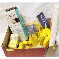 FLAT OF SHIPPING SUPPLIES & FOOTWEAR ACCESSORIES