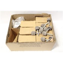 FLAT OF ABRASIVE BITS FOR INOX STEEL 1" X 1"