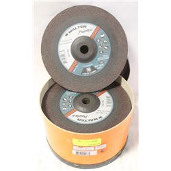 WALTER COMBO GRINDING DISCS 9" X 1/8" X 7/8"
