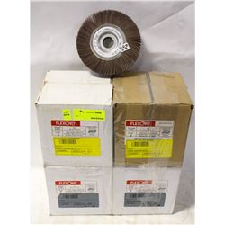 4 BOXES OF FLEXOVIT FLAP WHEELS 6" X 1" X 1"