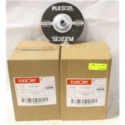 2 CASES OF FLEXOVIT CUTOFF DISCS