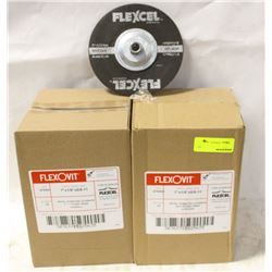 2 CASES OF FLEXOVIT CUTOFF DISCS