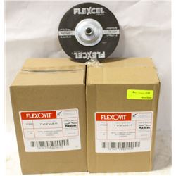 2 CASES OF FLEXOVIT CUTOFF DISCS