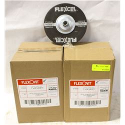 2 CASES OF FLEXOVIT CUTOFF DISCS