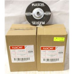 2 CASES OF FLEXOVIT CUTOFF DISCS