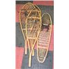 Image 1 : TWO PAIRS OF VINTAGE SNOW SHOES
