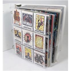 BINDER OF ASSORTED NON-SPORT TRADING CARDS INCL