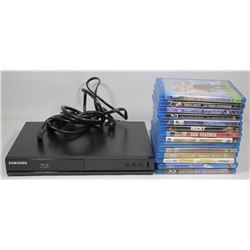 SAMSUNG BLURAY PLAYER WITH HDMI CABLE AND 14