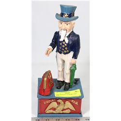 1880'S REPLICA  US BANK, CAST IRON