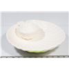 Image 1 : ESTATE SEASHELL SHAPED SERVING PLATTER WITH DIP
