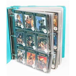 BINDER OF COMPLETE SET OF 1991 DUNGEONS AND