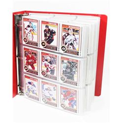 BINDER WITH BASE SET OF 2014-2015 OPEECHEE HOCKEY