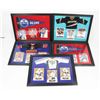 Image 1 : LOT OF 5 FRAMED HOCKEY CARD PICTURES INCL EDMONTON