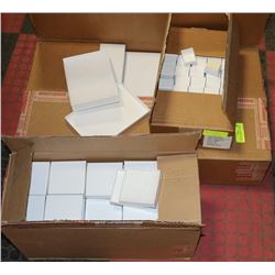 3 BOXES OF ASSORTED NEW EMPTY JEWELLERY BOXES